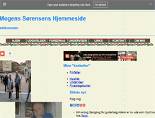 Tablet Screenshot of mogens-soerensen.dk